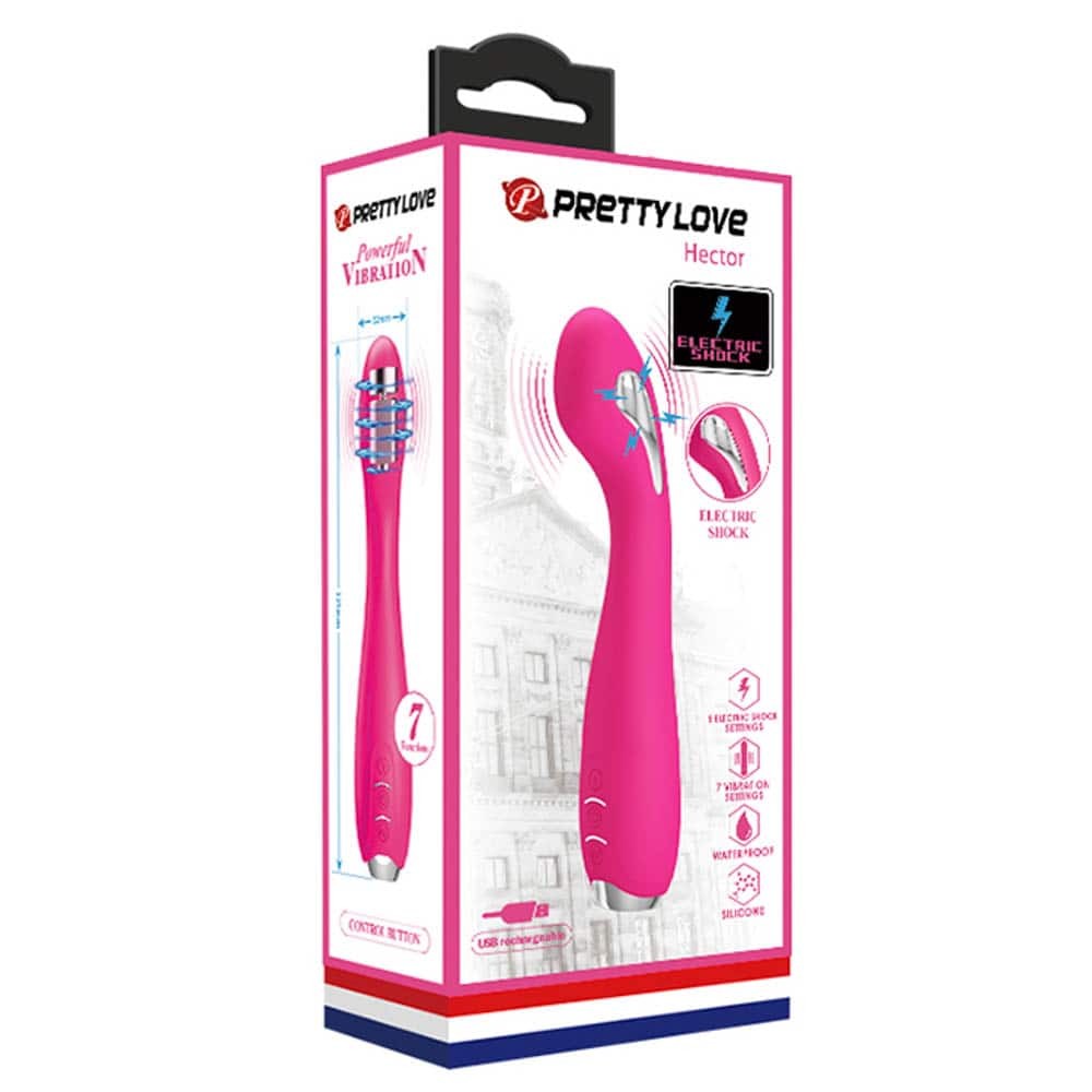 Hector - Vibrator punctul G, roz, 19.5 cm - detaliu 2