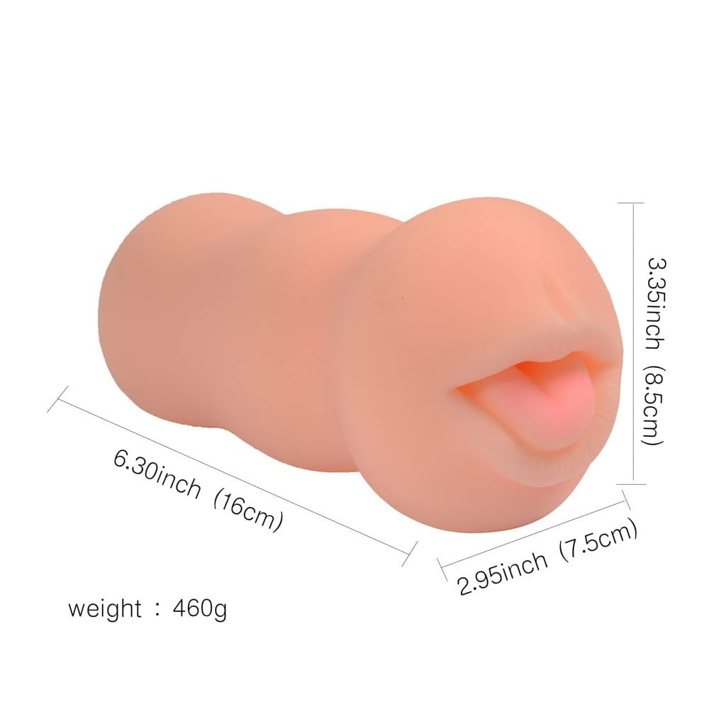Hejia - Masturbator Realistic Forma Gura, 16 cm
