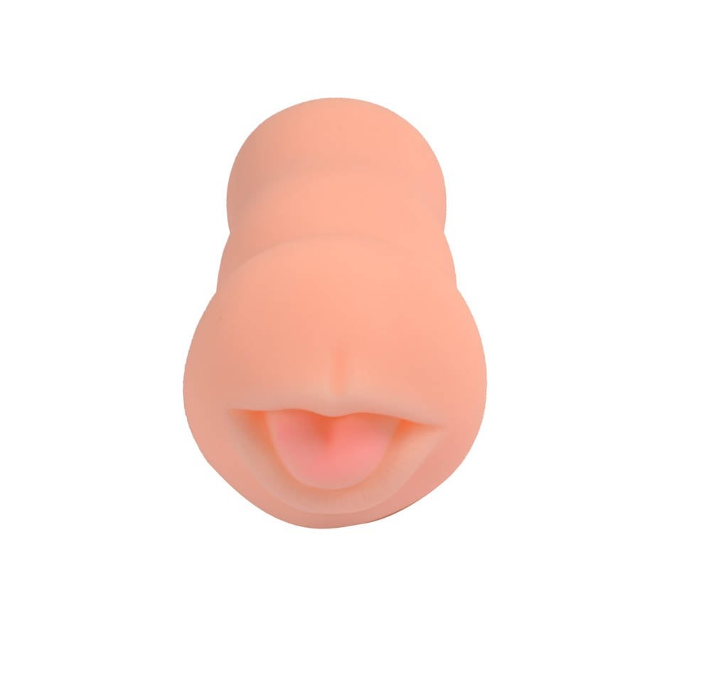 Hejia - Masturbator Realistic Forma Gura, 16 cm - detaliu 3