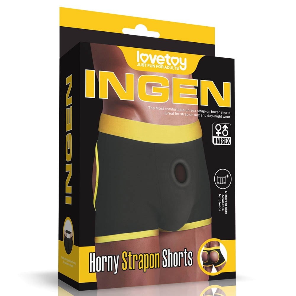 Horny Strapon - Chiloți pentru strap-on, M/L - detaliu 7