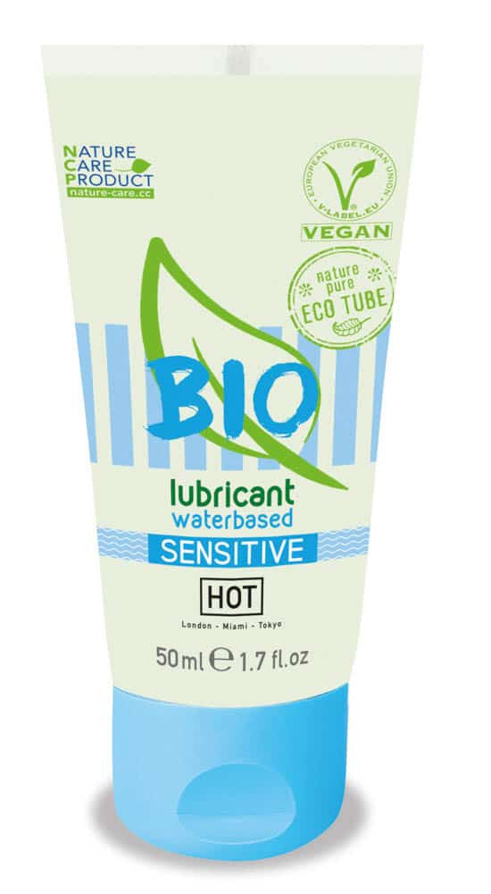 HOT BIO Sensitiv - Lubrifiant Pe Baza de Apa Bio, 50 ml