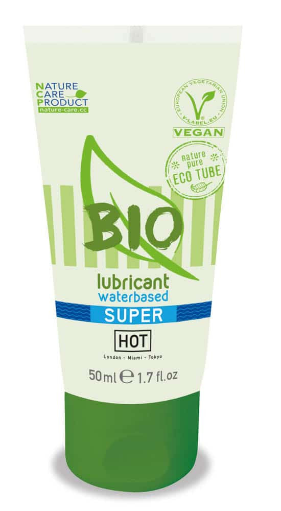 HOT BIO Superglide - Lubrifiant pe Baza de Apa Bio, 50 ml