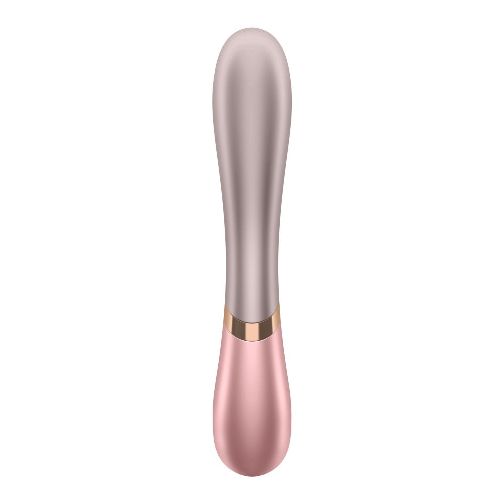 Hot Lover Pink/Dark Pink - Vibrator cu Incalzire si App Control, 20x3.5 cm - detaliu 4