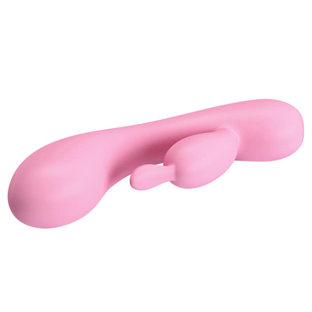 Hugo - Vibrator iepuraș, roz, 16.5 cm - detaliu 1