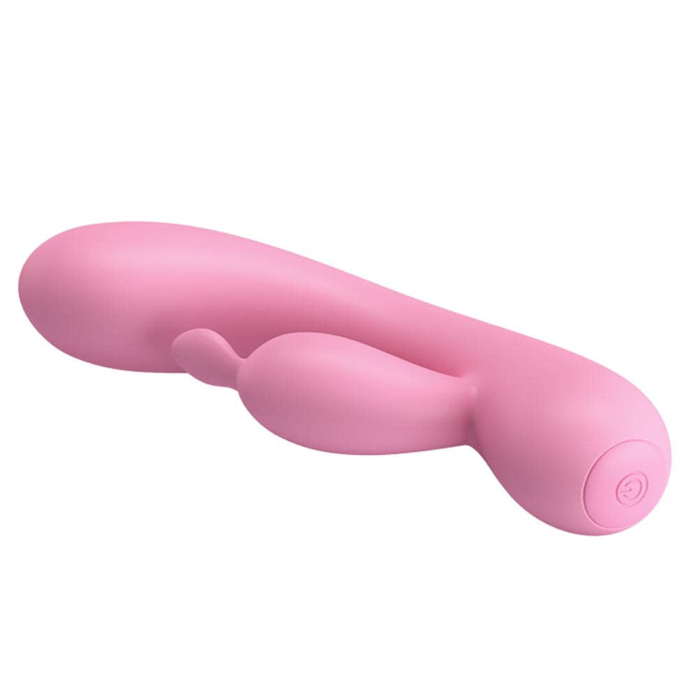Hugo - Vibrator iepuraș, roz, 16.5 cm - detaliu 6