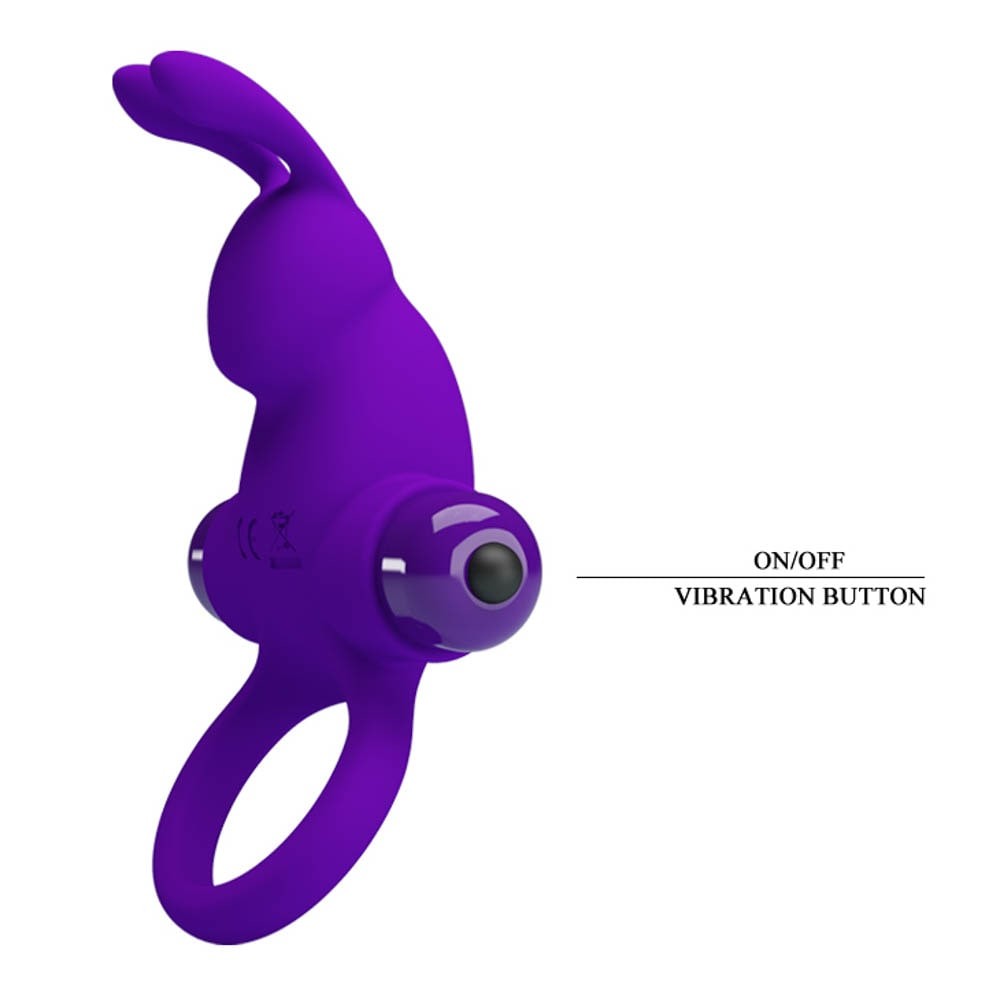 Iepurasul 5G - Inel pentru Penis cu Stimulare Clitoris cu 10 Functii de Vibratie - detaliu 1