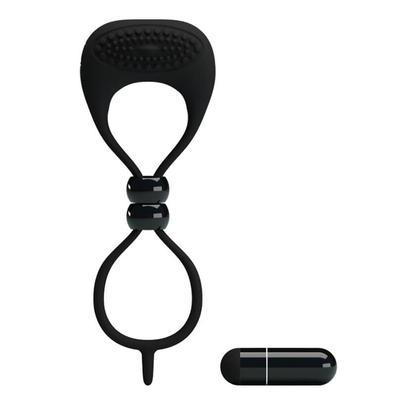 Inel penis silicon Pretty Love cu vibratie