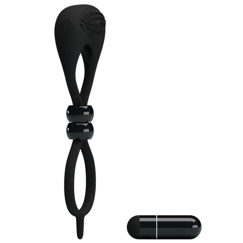 Inel penis silicon Pretty Love cu vibratie