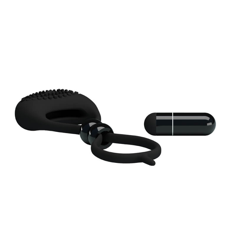 Inel penis silicon Pretty Love cu vibratie