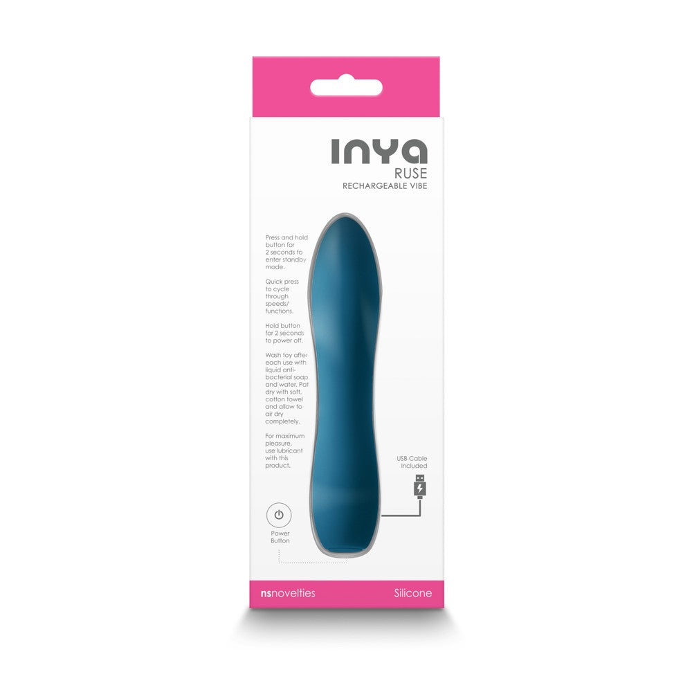 INYA Ruse - Vibrator Glont din Silicon cu 10 Functii, 13,8 cm