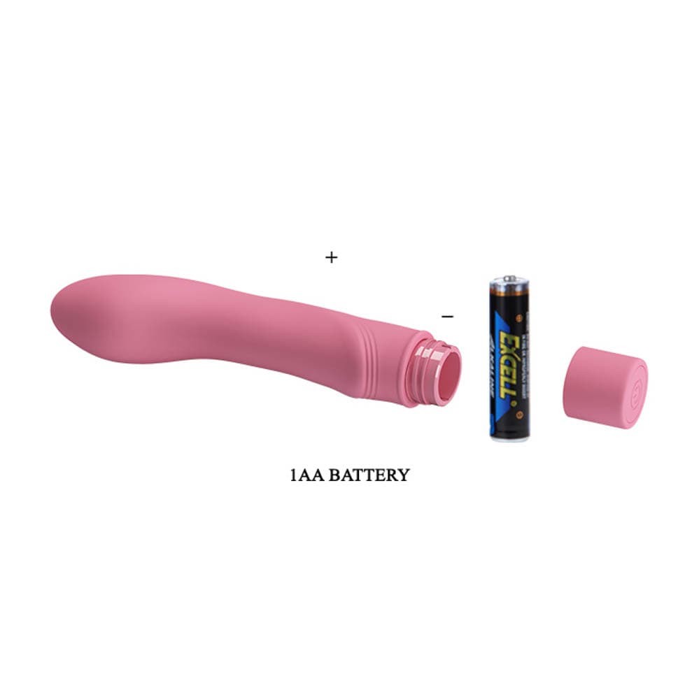 Ira - Vibrator clasic, roz deschis, 15 cm - detaliu 1