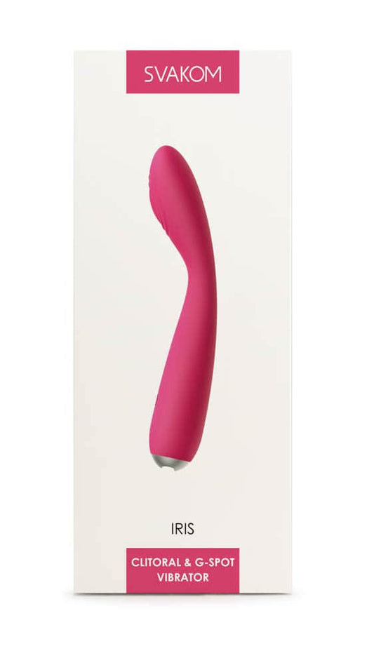 Iris - Vibrator punct G, roz, 18.5 cm - detaliu 5