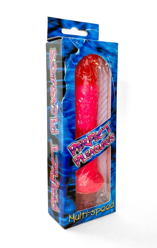 Jelly Anal - Vibrator realist roz, 16 cm - detaliu 2