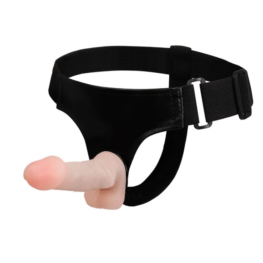 Jessica - Strap-On Realistic cu 2 Dildo-uri Interschimbabile 10.5 cm - detaliu 6