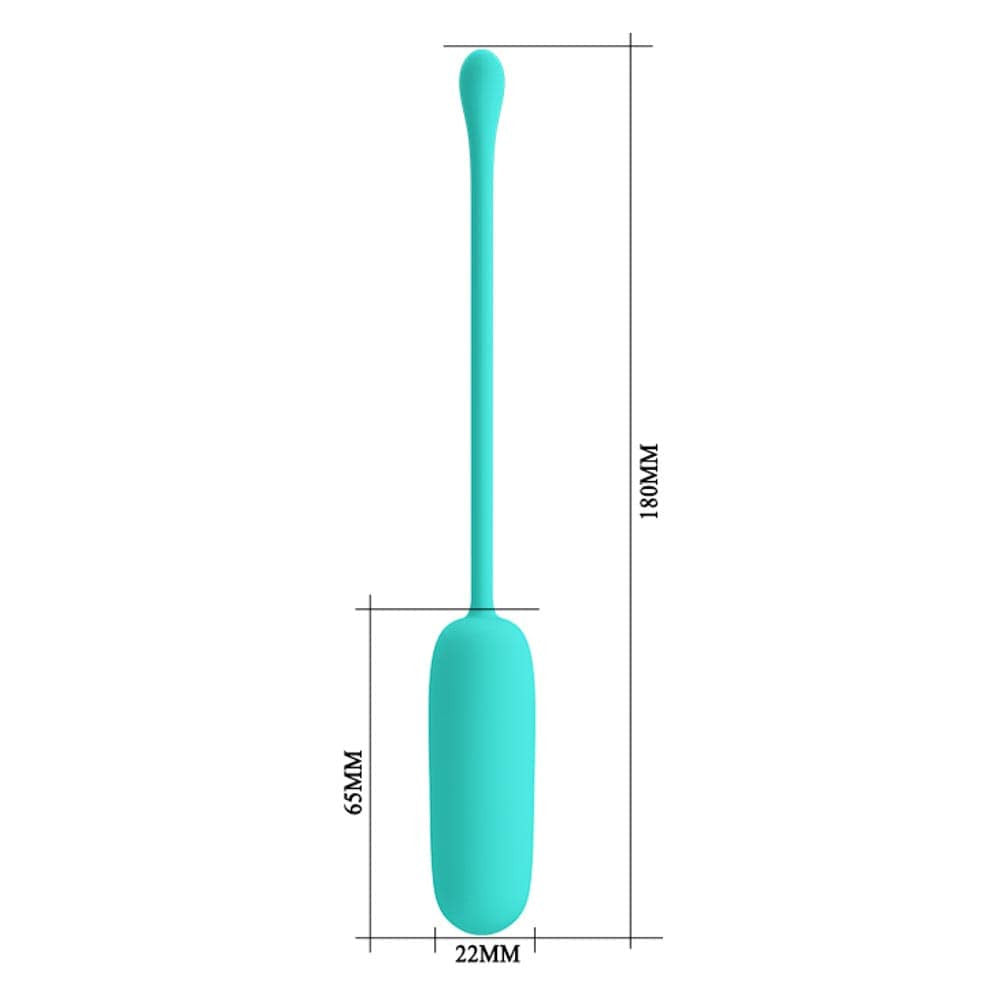 Joyce - Ou vibrator cu 12 vibrații, turcoaz, 7.8 cm - detaliu 4