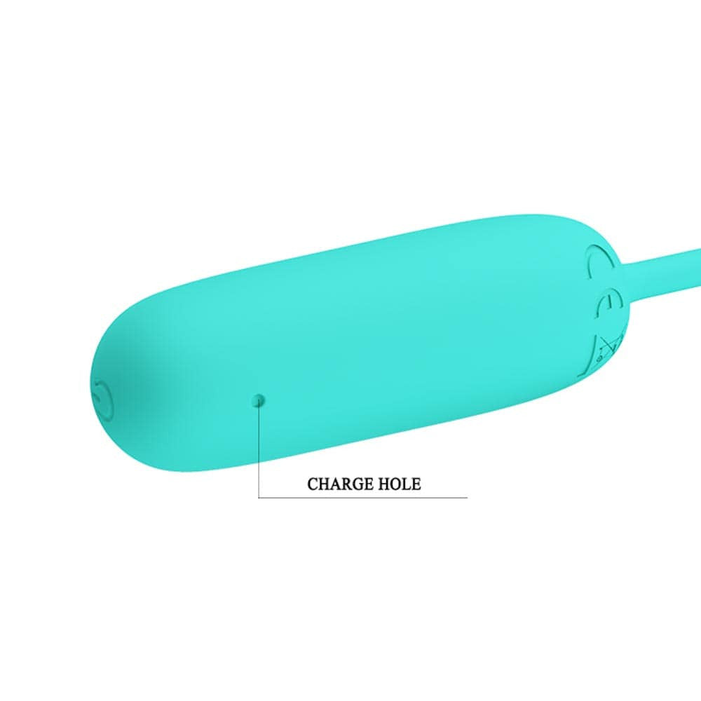 Joyce - Ou vibrator cu 12 vibrații, turcoaz, 7.8 cm - detaliu 6