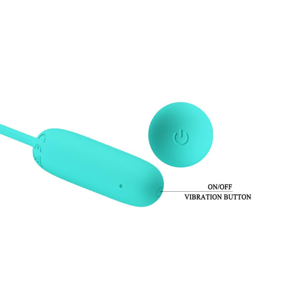 Joyce - Ou vibrator cu 12 vibrații, turcoaz, 7.8 cm - detaliu 7