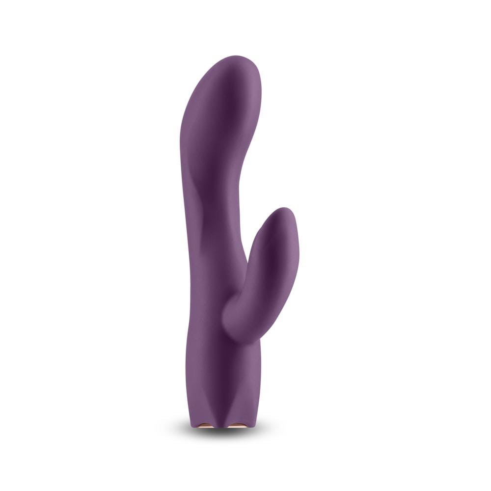 Juilet - Vibrator iepuraș, mov închis, 16 cm - detaliu 1