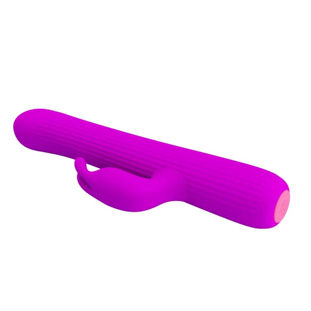 Julian - Vibrator iepuraș, mov, 17 cm - detaliu 5