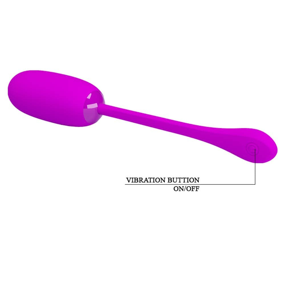 Julius - Ou vibrator, mov, 19.6 cm - detaliu 1