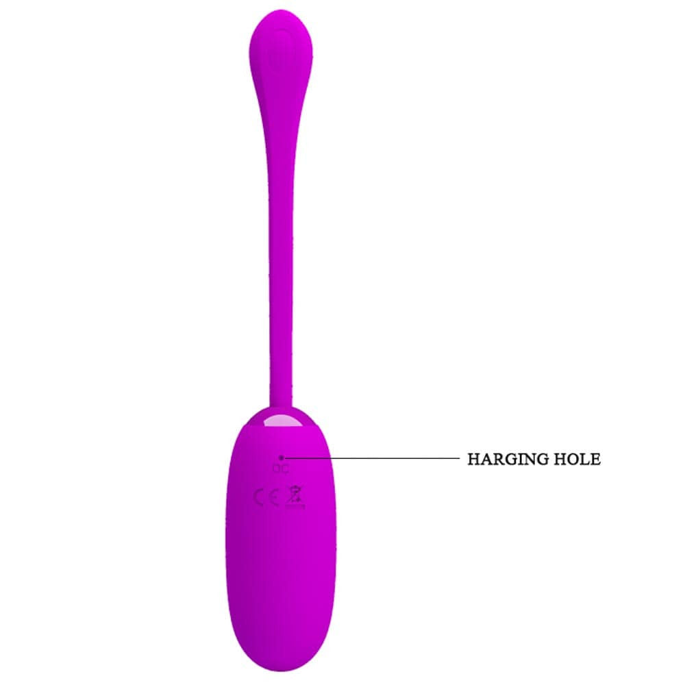 Julius - Ou vibrator, mov, 19.6 cm - detaliu 3