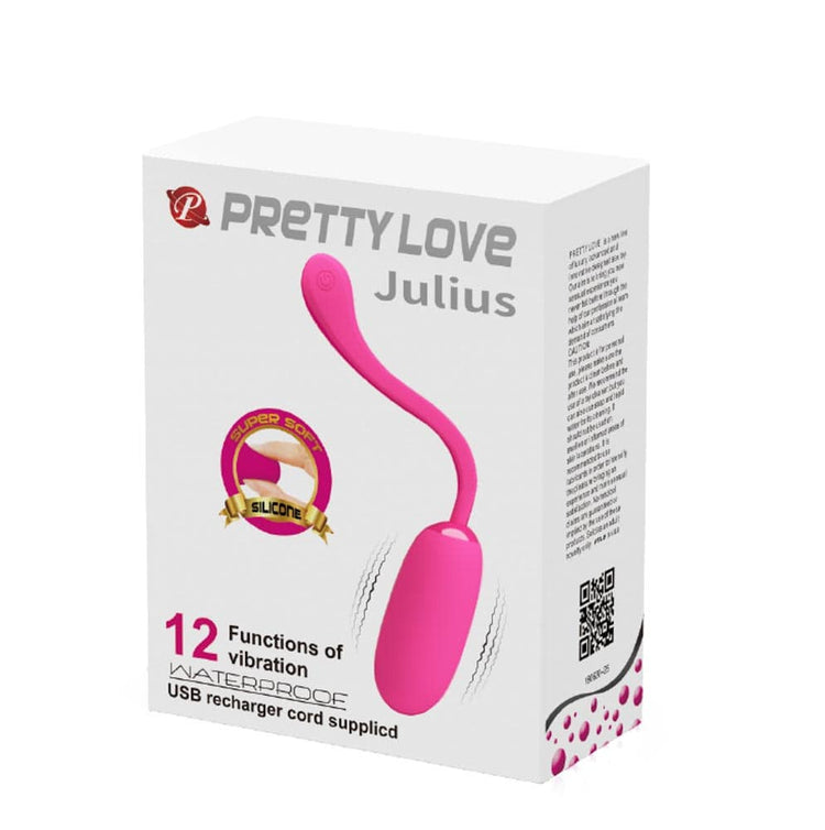 Julius - Ou vibrator, roz, 19.6 cm - detaliu 1
