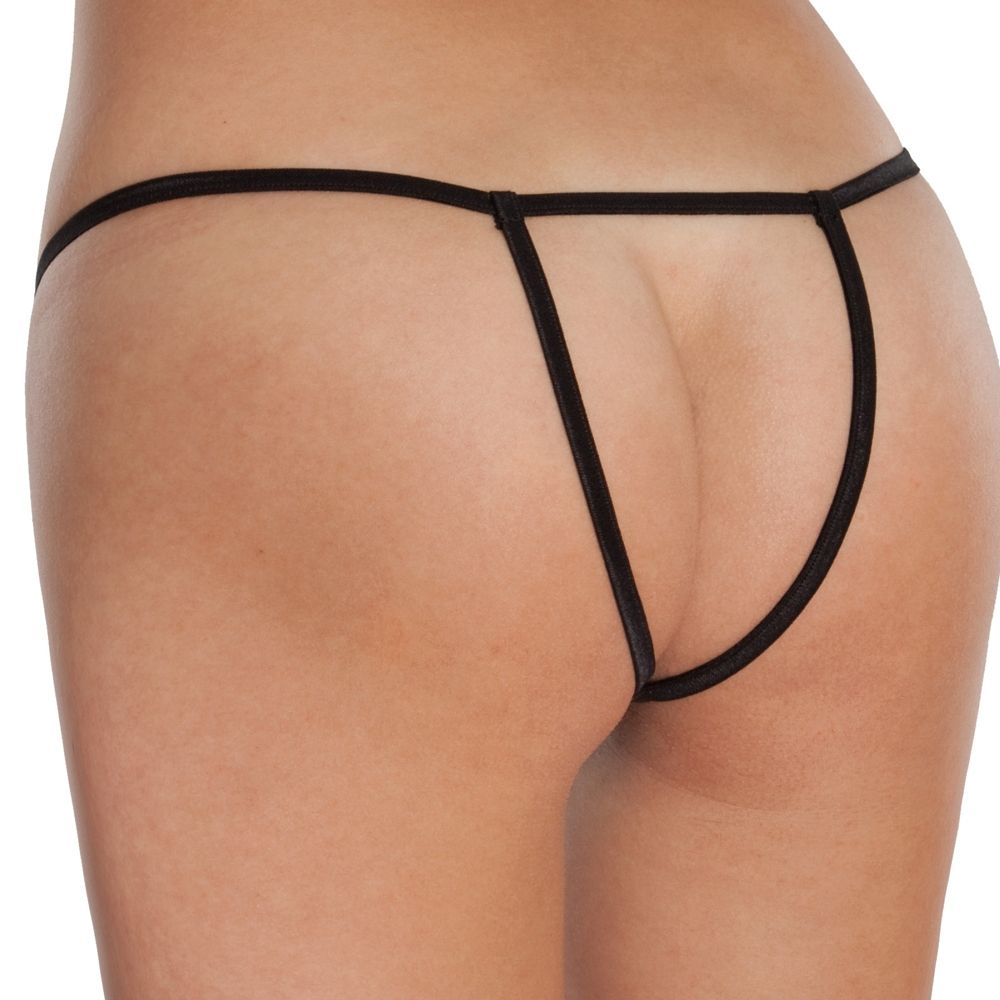 Katy - Lenjerie sexy, String 2349, negru, S/L