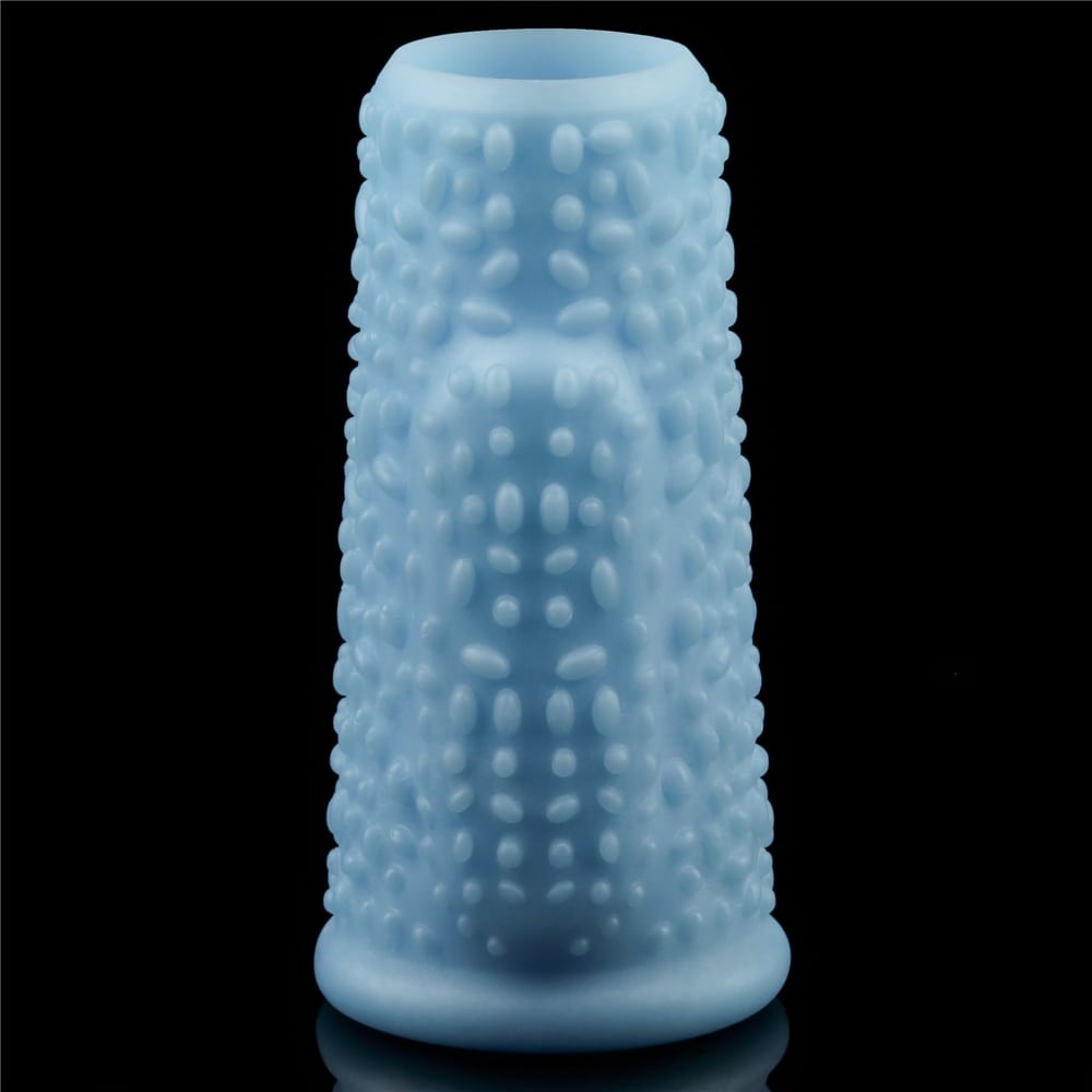 Knights Ring 1 - Manșon pentru penis, albastru, 10 cm - detaliu 3