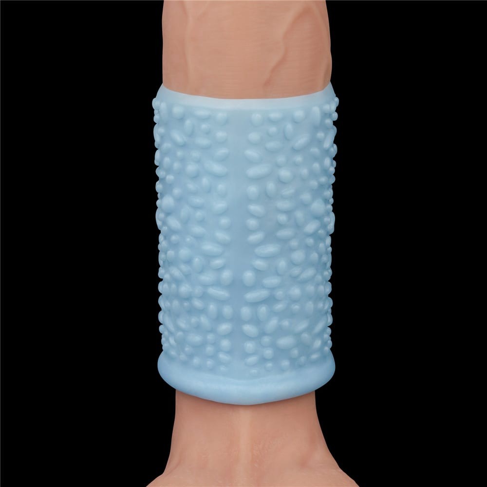 Knights Ring 1 - Manșon pentru penis, albastru, 10 cm - detaliu 5