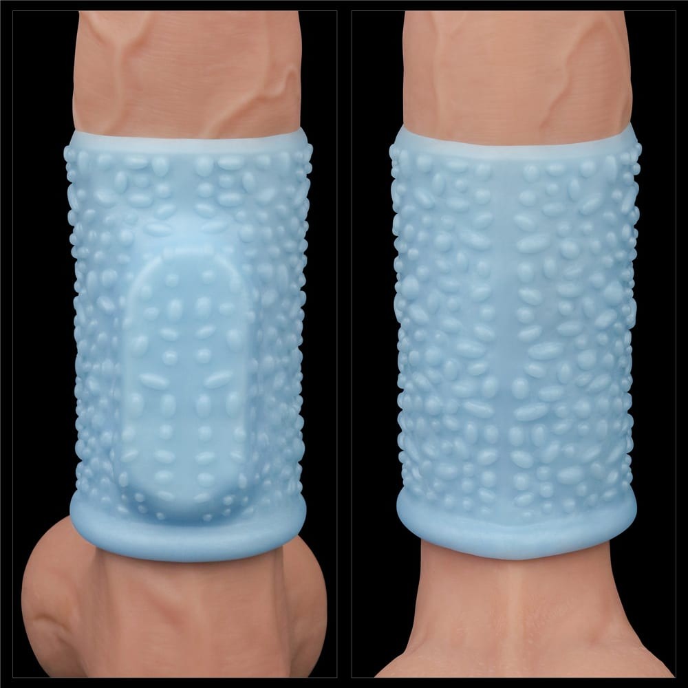 Knights Ring 1 - Manșon pentru penis, albastru, 10 cm - detaliu 7