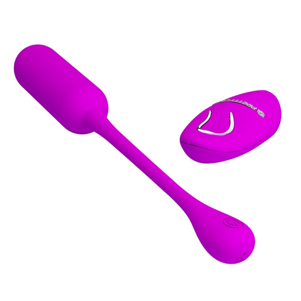 Lechies - Ou vibrator, mov, 7.2 cm - detaliu 3
