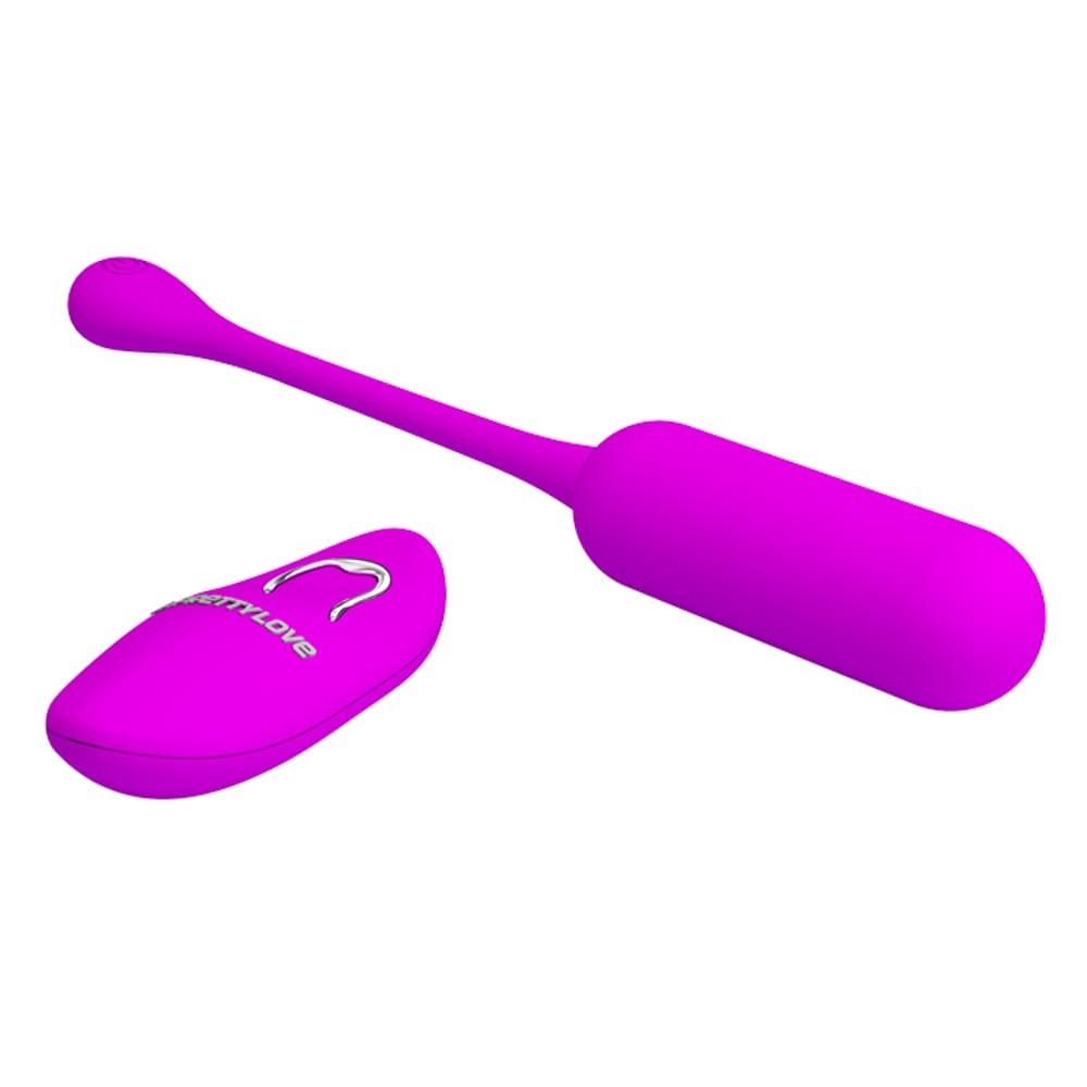 Lechies - Ou vibrator, mov, 7.2 cm - detaliu 4