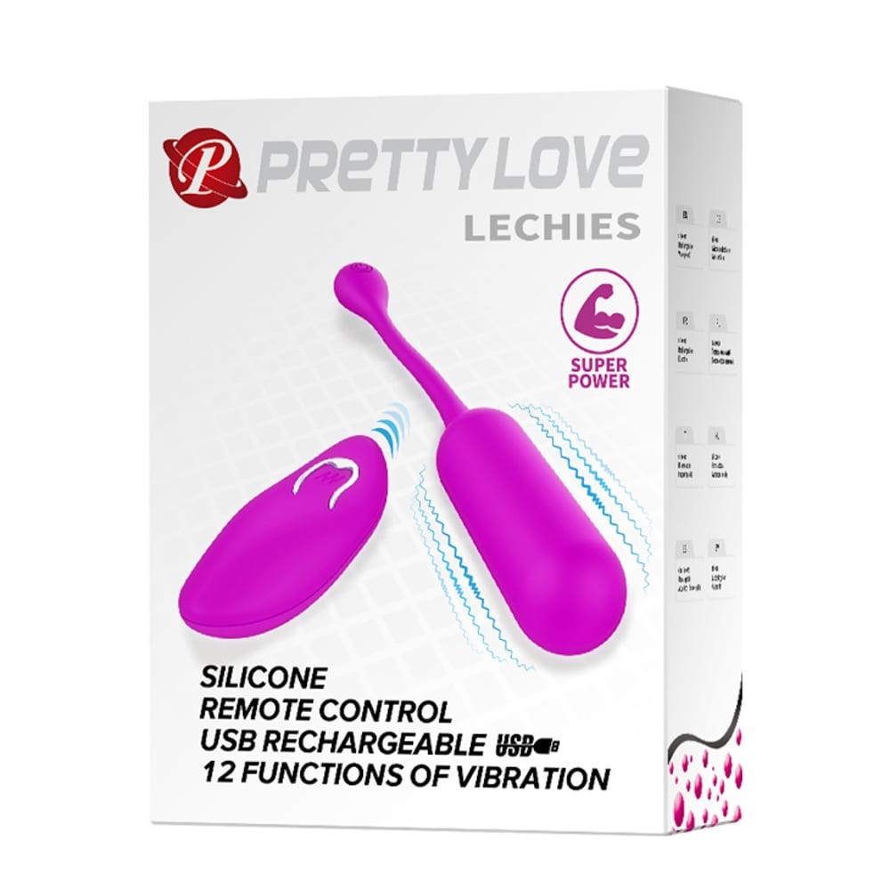 Lechies - Ou vibrator, mov, 7.2 cm - detaliu 6