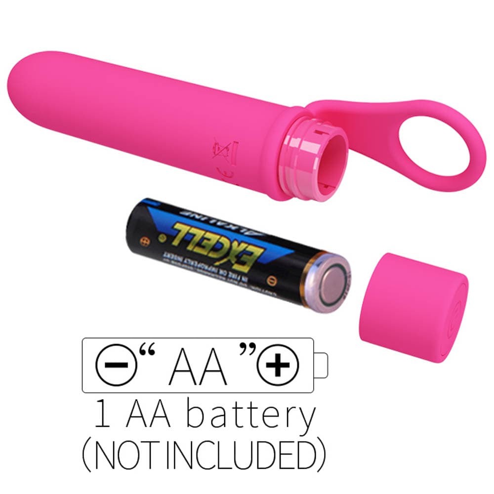 Ledon - Vibrator clasic, roz, 13.5 cm - detaliu 4