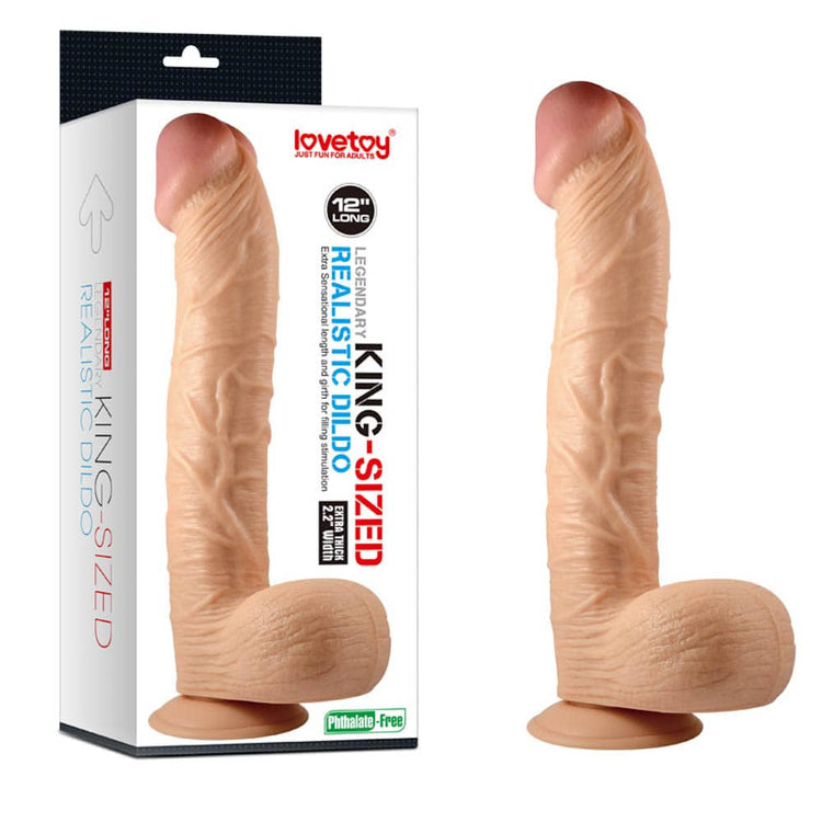 Legendary King - Dildo gigant, 30 cm - detaliu 2