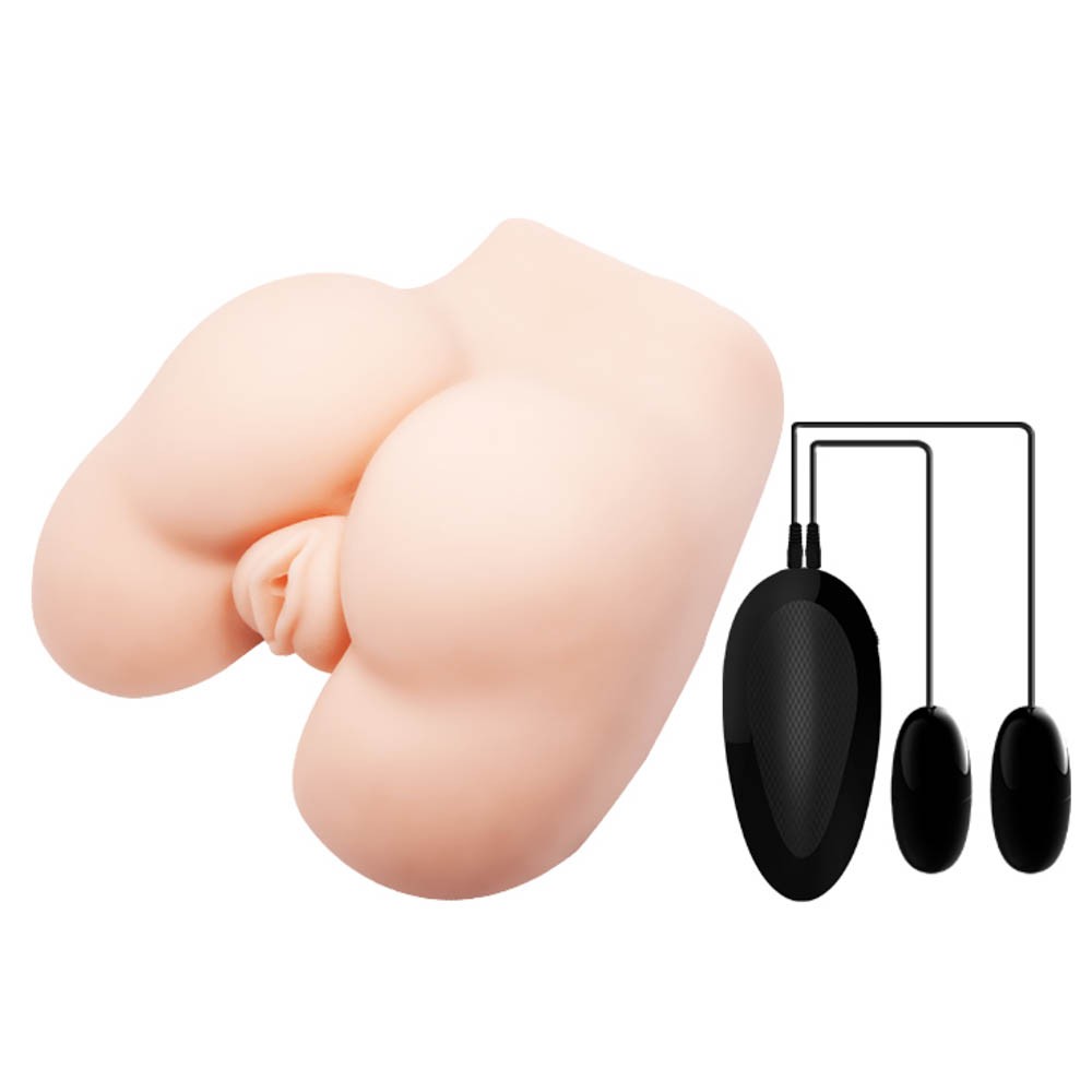 Lina - Masturbator Realistic Anal si Vaginal, 18.5 cm - detaliu 1