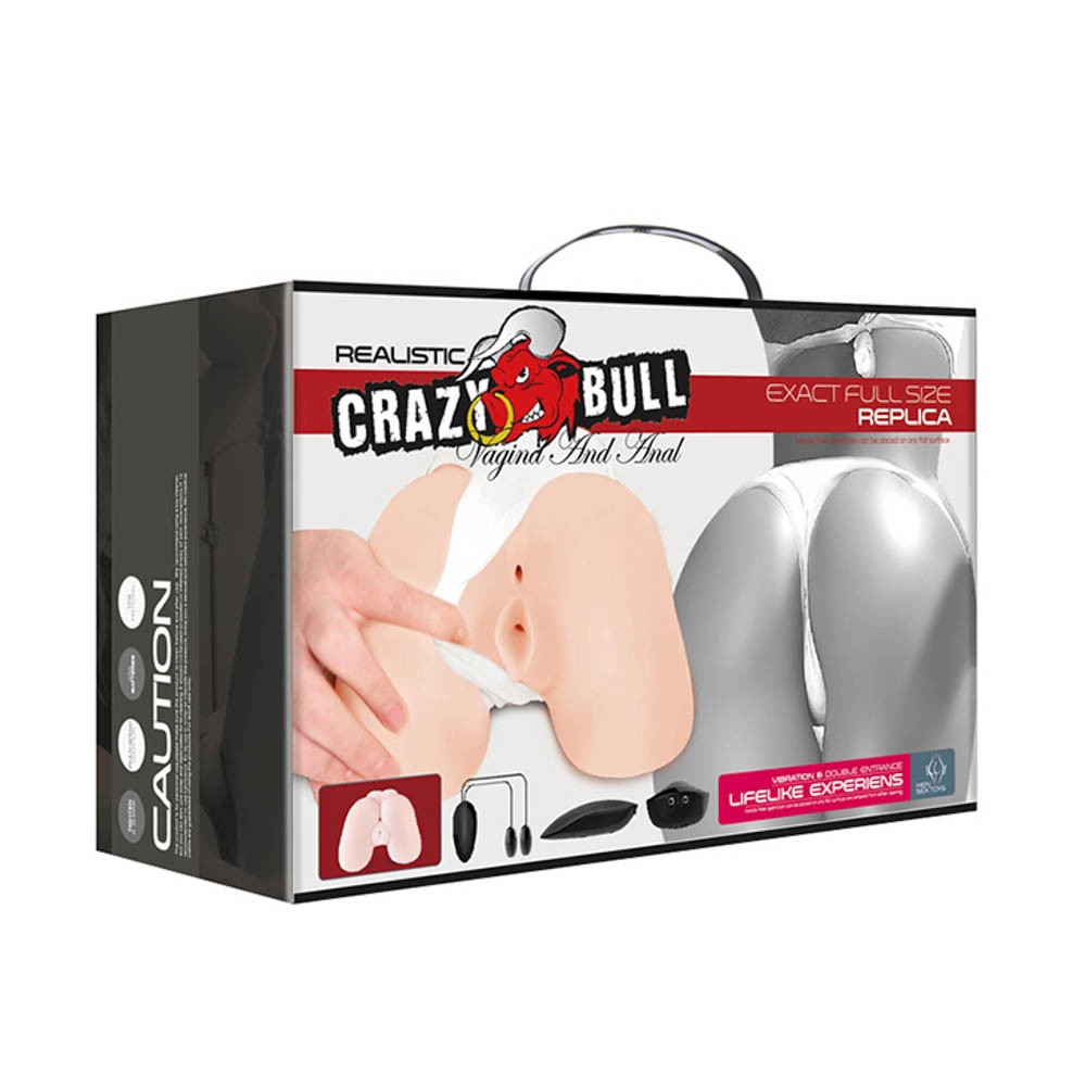 Lina - Masturbator Realistic Anal si Vaginal, 18.5 cm - detaliu 6