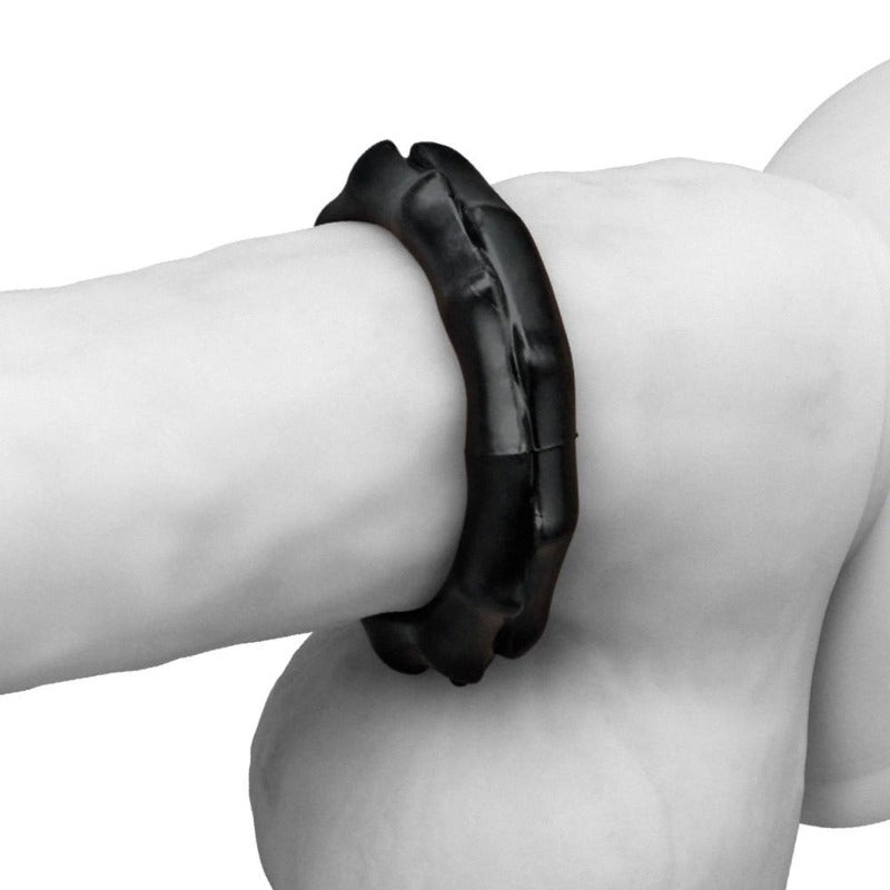 Power Plus 1 - Inel penis silicon negru