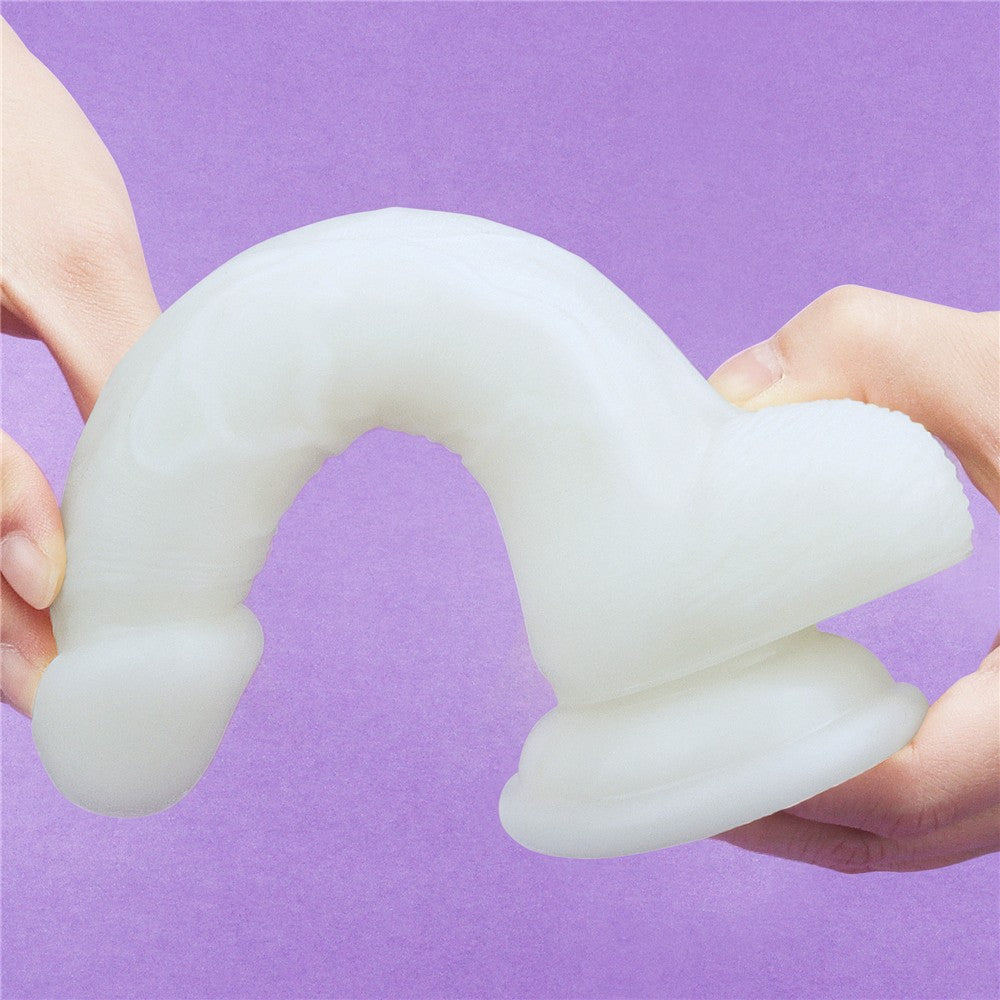 Lumino Play - Dildo fluorescent, 18 cm - detaliu 2