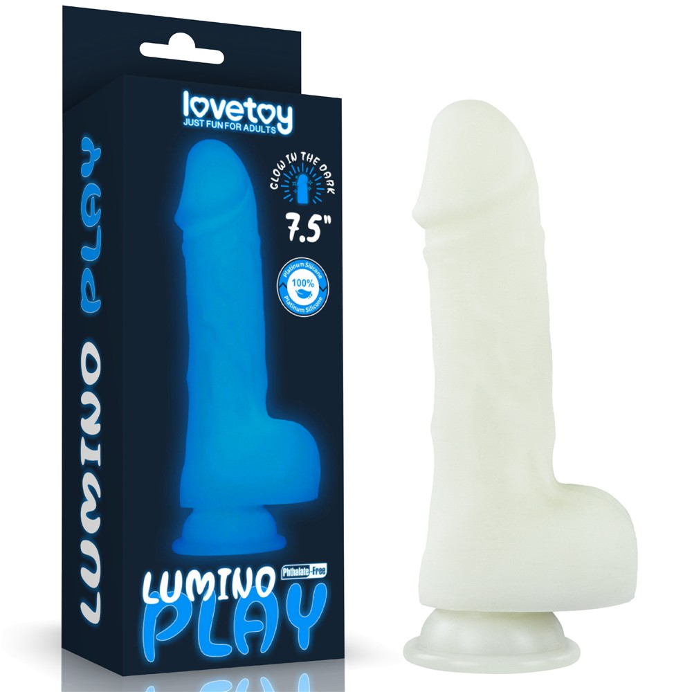 Lumino Play - Dildo fluorescent, 19.8 cm