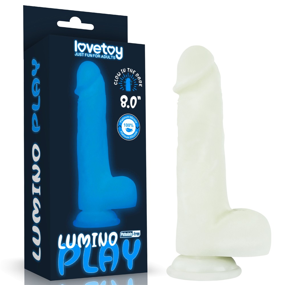 Lumino Play - Dildo fluorescent, 20.9 cm