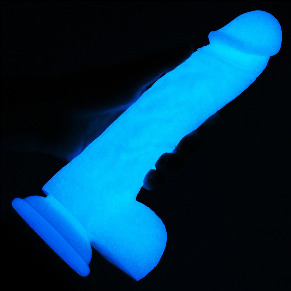 Lumino Play - Dildo fluorescent, 20.9 cm - detaliu 11