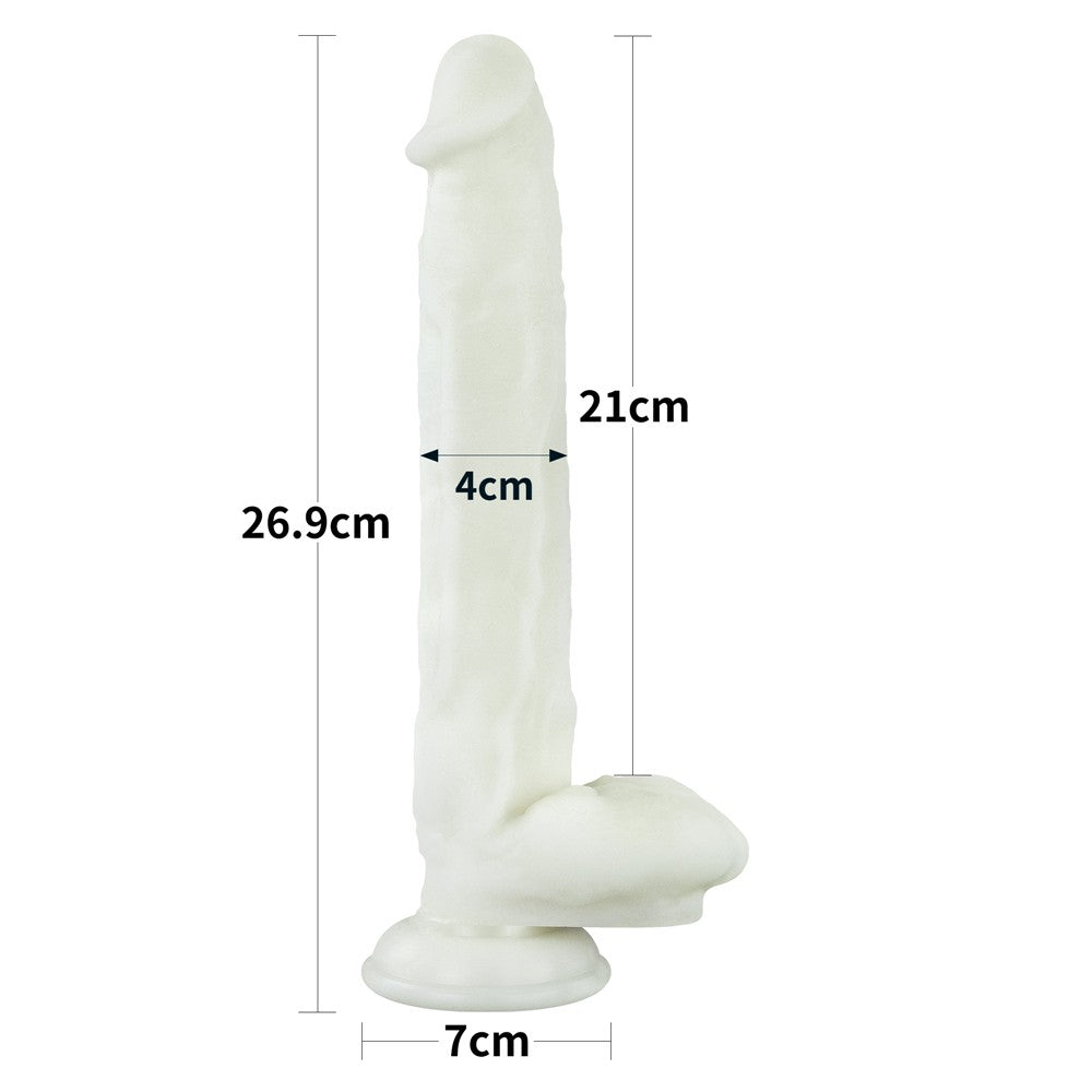 Lumino Play - Dildo fluorescent, 21 cm - detaliu 13