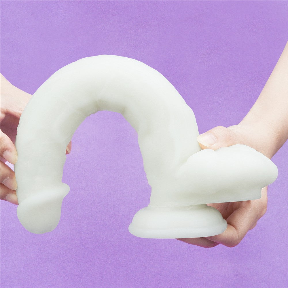Lumino Play - Dildo fluorescent, 21 cm - detaliu 1