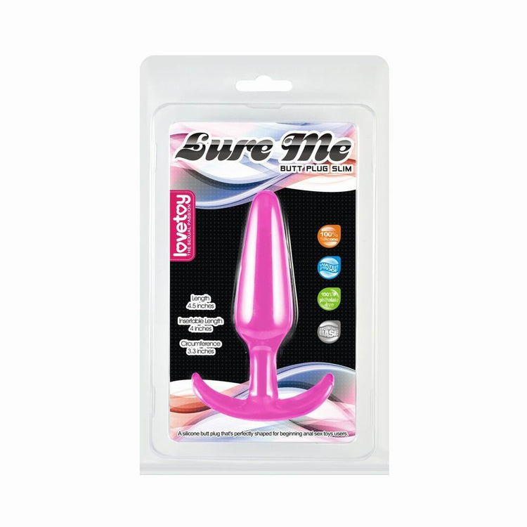 LURE ME Classic Anal Plug S - Dop Anal Mic din Silicon, 11 cm - detaliu 5