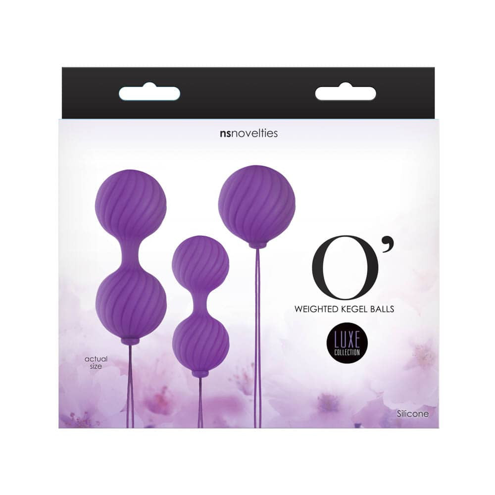 Luxe O' Kegel - Set bile vaginale, mov - detaliu 1