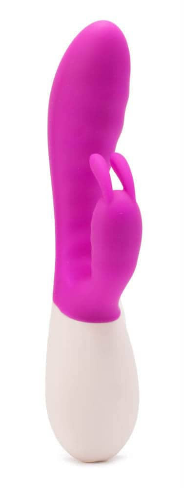Maestrul flirtului - Vibrator iepuraș, mov, 21 cm - detaliu 2