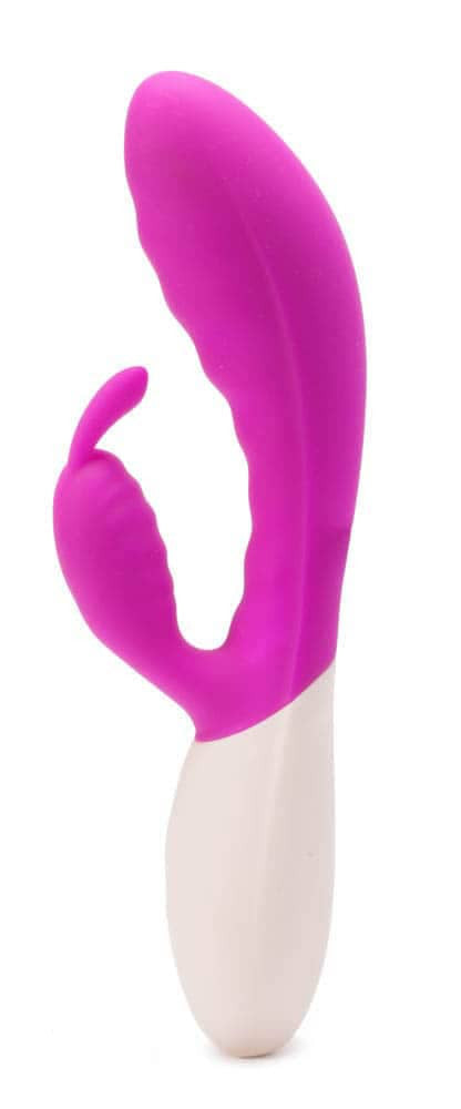 Maestrul flirtului - Vibrator iepuraș, mov, 21 cm - detaliu 3