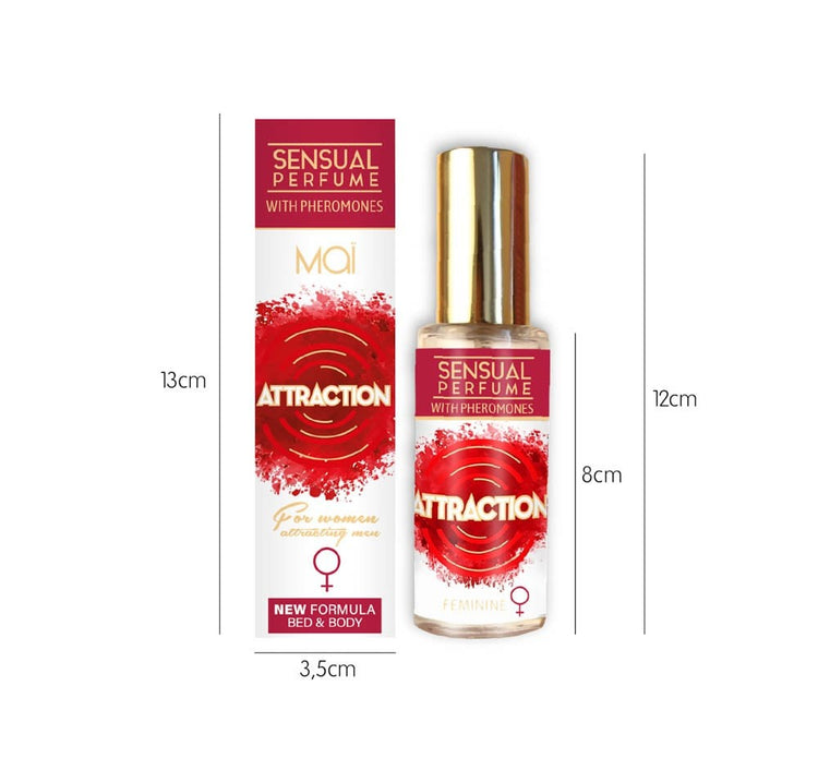 Mai Attraction for Her - Parfum cu Feromoni pentru Femei, 30ML