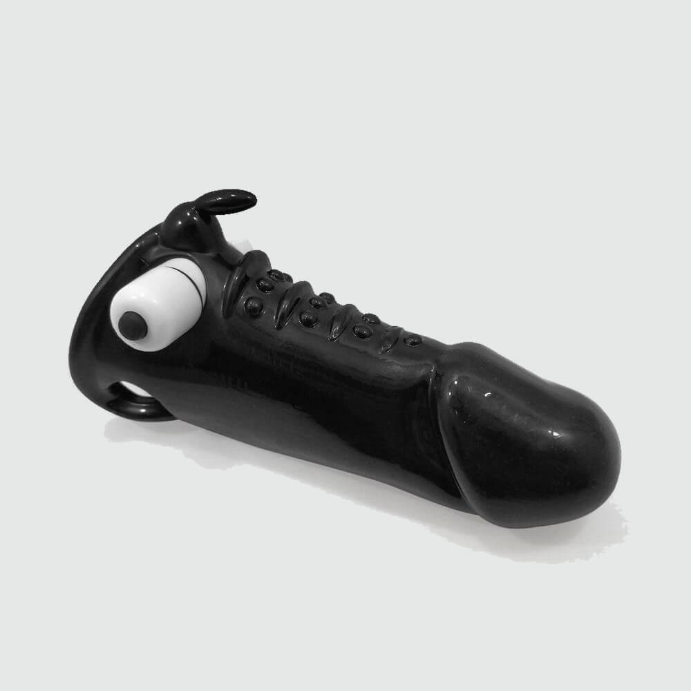 Manson penis cu vibratie - Unicornul negru